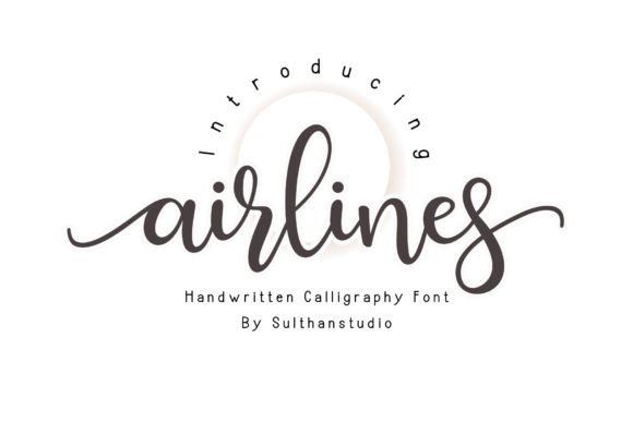 Airlines Font for Editorial Design and Content Creation