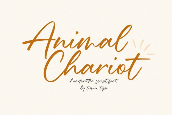 Animal Chariot Font for Digital Marketing and Branding