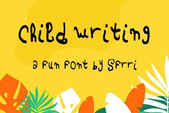 Child Writing: A Playful Font for Youthful Branding