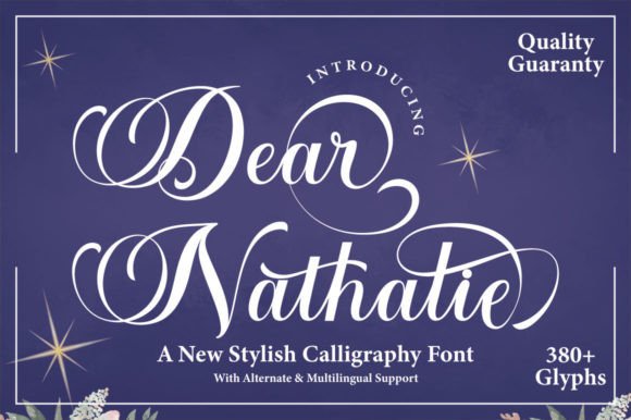 Dear Nathalie Font for Modern Web Design
