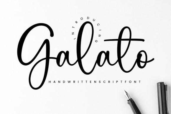 Galato: A Delicate Script Font for Polished Branding