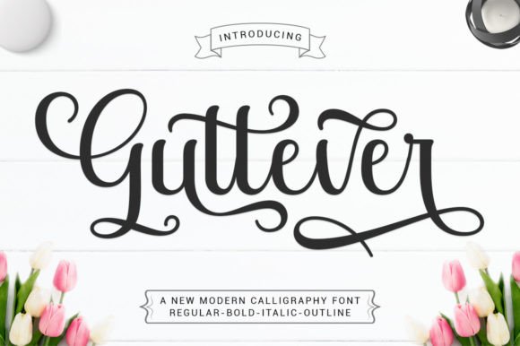 Guttever: A Handwritten Font for Branding with Soul