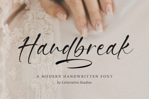 Handbreak: A Modern Handwritten Font for Web Design