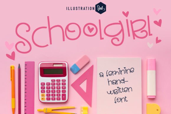 Handwritten Charm with Schoolgirl Font