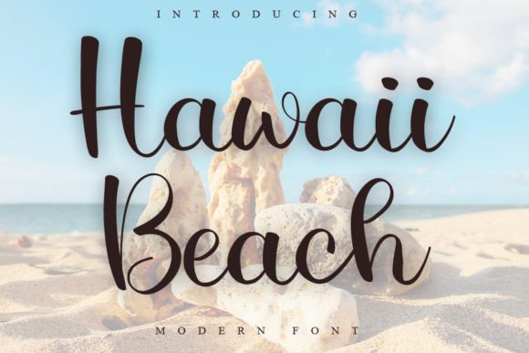 Hawaii Beach Font for Web Design Projects