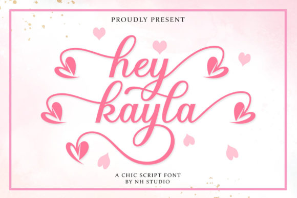Hey Kayla: A Modern Script Font for Trendy Campaigns