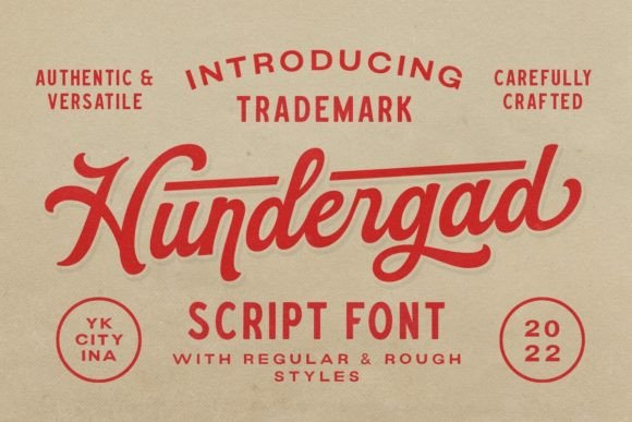 How Hundergad Boosts Brand Identity with Vintage Script Style