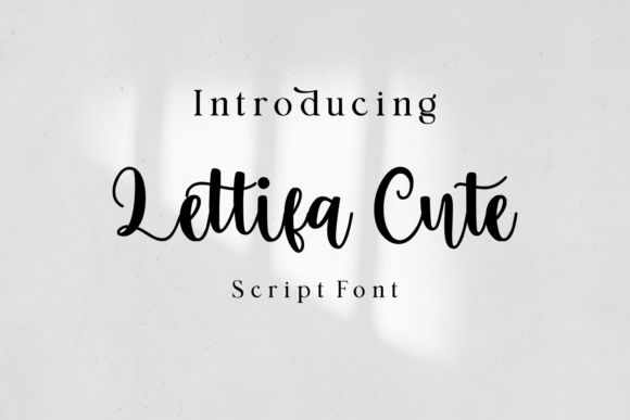 Lettifa Cute: A Festive Script Font for Digital Branding