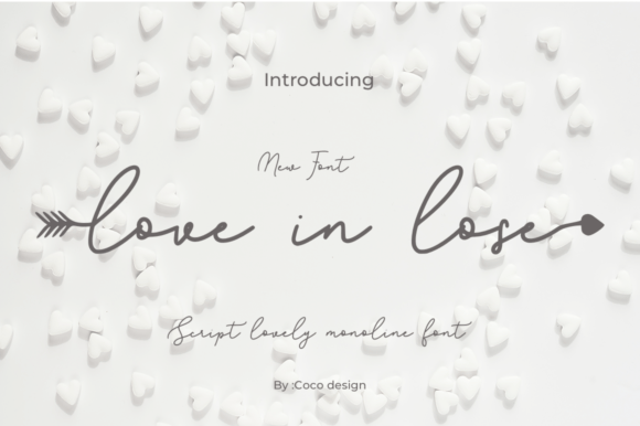 Love in Lose: A Charming Display Font for Web Design