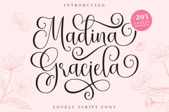 Madina Graciela: A Romantic Script Font for Modern Branding