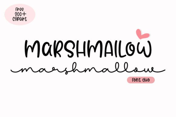 Marshmallow Duo Font for Professional Branding