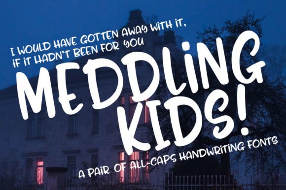 Meddling Kids Font for Branding That Feels Playful and Professional