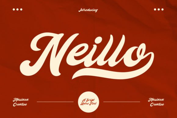Neillo: A Retro Script Font for Modern Campaigns