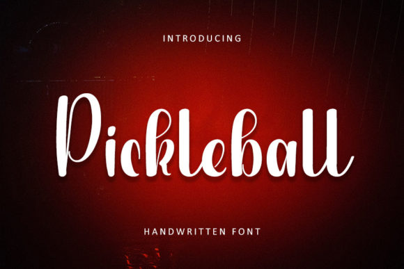 Pickleball Font for Campaign Creatives