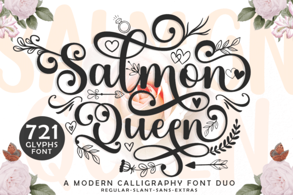 Salmon Queen Duo: A Stylish Font for Modern Campaigns