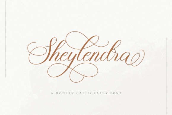 Sheylendra: A Modern Calligraphy Font for Editorial Design