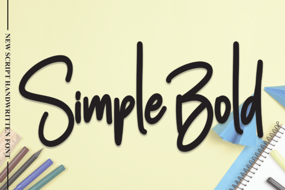 Simple Bold: A Handwritten Font for Modern Web Design