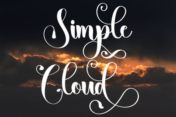 Simple Cloud: A Modern Handwritten Font for Web Design