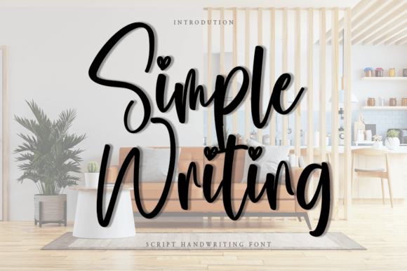 Simple Writing Font for Handmade Creations