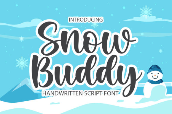 Snow Buddy: A Delicate Script Font for Campaign Creativity