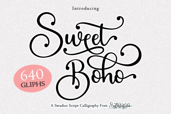Sweet Boho Script Font for Web Design