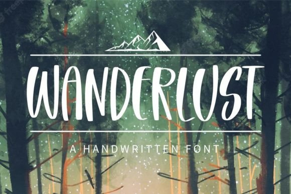 Wanderust: A Handwritten Font That Elevates Branding